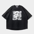 画像1: TIGHTBOOTH/BLOND T-SHIRT（Black） 【30%OFF】［プリントT-23春夏］ (1)