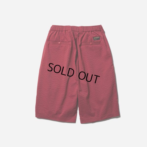 画像2: TIGHTBOOTH/STRIPE SEERSUCKER BIG SHORTS（Red） 【30%OFF】［シアサッカービッグショーツ-23春夏］