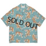 WACKO MARIA/TIM LEHI / HAWAIIAN SHIRT（GREEN）［ハワイアンシャツ-23春夏］