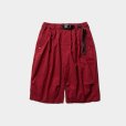 画像1: TIGHTBOOTH/STRIPE SEERSUCKER BIG SHORTS（Red） 【30%OFF】［シアサッカービッグショーツ-23春夏］ (1)