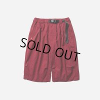 TIGHTBOOTH/STRIPE SEERSUCKER BIG SHORTS（Red） 【30%OFF】［シアサッカービッグショーツ-23春夏］