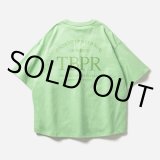 TIGHTBOOTH/STRAIGHT UP T-SHIRT（Light Green） 【20%OFF】［プリントT-23春夏］