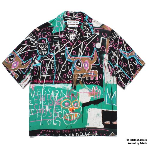 他の写真1: WACKO MARIA/JEAN-MICHEL BASQUIAT / HAWAIIAN SHIRT（ONE）［ハワイアンシャツ-23春夏］