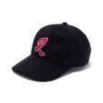 画像2: RATS/DAD CAP LETTERED（BLACK/RED）［ダッドキャップ-23春夏］ (2)