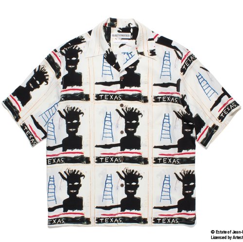 他の写真1: WACKO MARIA/JEAN-MICHEL BASQUIAT / HAWAIIAN SHIRT（ONE）［ハワイアンシャツ-23春夏］