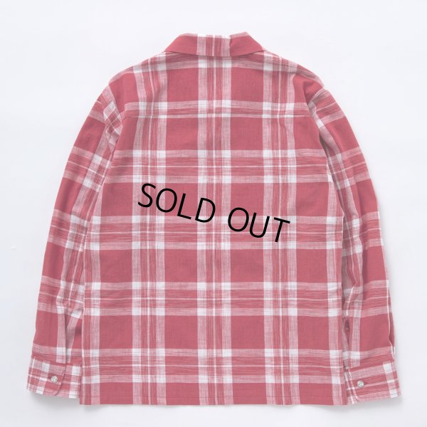 画像2: 【40%OFF】RATS/COTTON CHECK SHIRT（RED CHECK）［コットンチェックシャツ-23春夏］