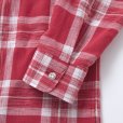 画像6: RATS/COTTON CHECK SHIRT（RED CHECK）［コットンチェックシャツ-23春夏］