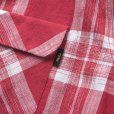 画像4: RATS/COTTON CHECK SHIRT（RED CHECK）［コットンチェックシャツ-23春夏］