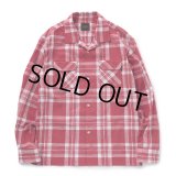 【40%OFF】RATS/COTTON CHECK SHIRT（RED CHECK）［コットンチェックシャツ-23春夏］