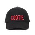 画像1: COOTIE PRODUCTIONS/Silk Nep 6 Panel Cap（Black/Red）［6パネルキャップ-23春夏］ (1)