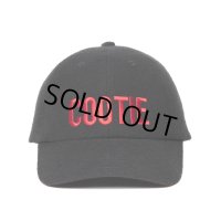 COOTIE PRODUCTIONS/Silk Nep 6 Panel Cap（Black/Red）［6パネルキャップ-23春夏］