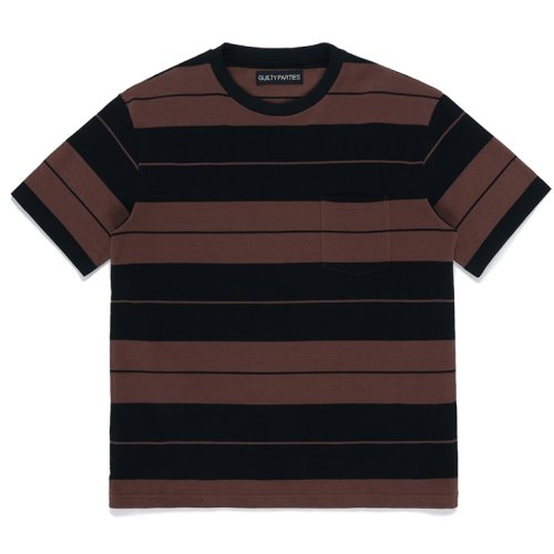 他の写真1: WACKO MARIA/STRIPED T-SHIRT（BROWN/BLACK）［ストライプT-23春夏］