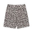 画像2: WACKO MARIA/DICKIES / LEOPARD DOUBLE PLEATED SHORT TROUSERS（IVORY）［レオパードツータックショーツ-23春夏］ (2)