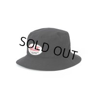 CALEE/Wappen & Embroidery bucket hat -Type A-（Black）［バケットハット-23春夏］