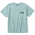 画像2: CALEE/×MIHO MURAKAMI Binder neck CL butterfly logo vintage t-shirt（Lt.Blue） 【60%OFF】［プリントT-23春夏］ (2)