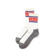 画像1: CALEE/Jacquard pile socks（Blue）［ジャガードパイルソックス-23春夏］ (1)