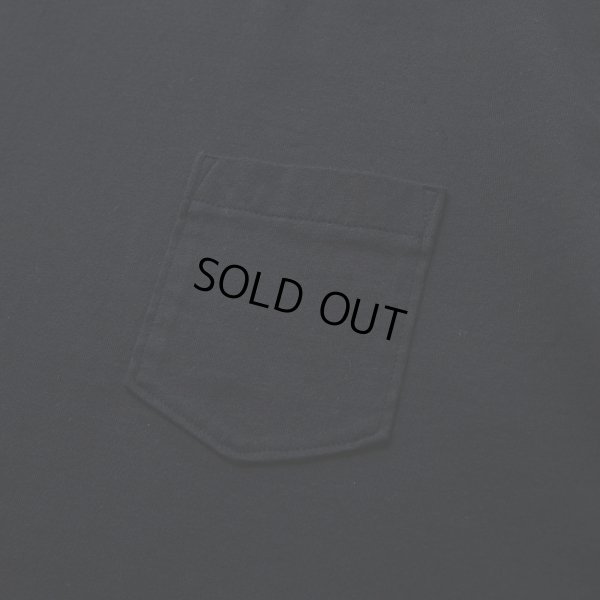 画像5: RATS/PACK TEE "CREW NECK POCKET REGULAR SILHOUETTE"（BLACK）［プリントポケT-23春夏］