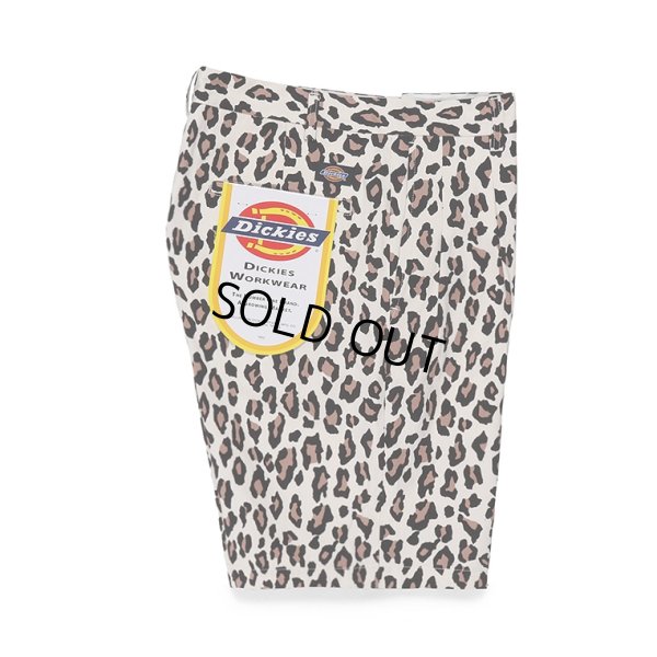 画像1: WACKO MARIA/DICKIES / LEOPARD DOUBLE PLEATED SHORT TROUSERS（IVORY）［レオパードツータックショーツ-23春夏］