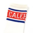 画像2: CALEE/Jacquard pile socks（Blue）［ジャガードパイルソックス-23春夏］ (2)