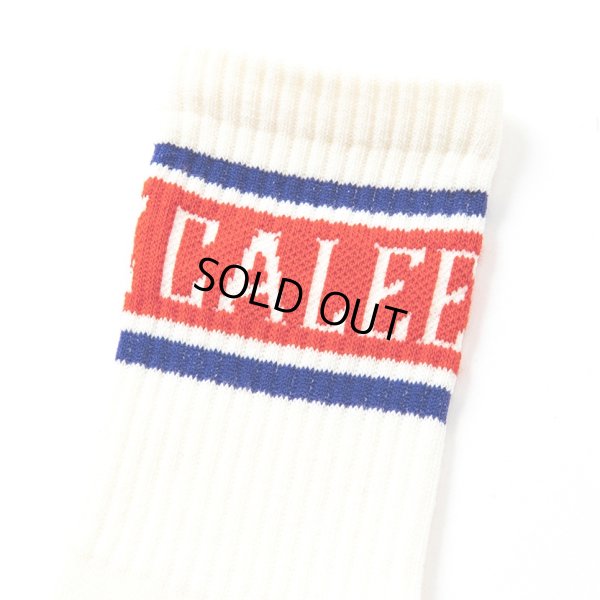 画像2: CALEE/Jacquard pile socks（Blue）［ジャガードパイルソックス-23春夏］