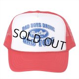 PORKCHOP/BAD TOYS CAP（RED/WHITE）［メッシュキャップ-23春夏］