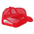 画像2: PORKCHOP/BAD TOYS CAP（RED/WHITE）［メッシュキャップ-23春夏］ (2)