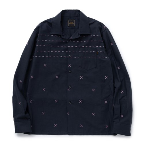 他の写真1: 【40%OFF】RATS/ARROW CROSS SHIRT（BLACK）［アロークロスシャツ-23春夏］