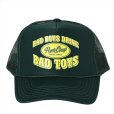 画像1: PORKCHOP/BAD TOYS CAP（DARK GREEN）［メッシュキャップ-23春夏］ (1)