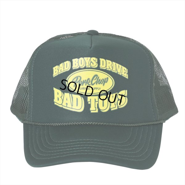 画像1: PORKCHOP/BAD TOYS CAP（DARK GREEN）［メッシュキャップ-23春夏］