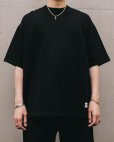 画像4: COOTIE PRODUCTIONS/Inlay Sweat S/S Tee（Black）［インレイスウェットT-23春夏］ (4)