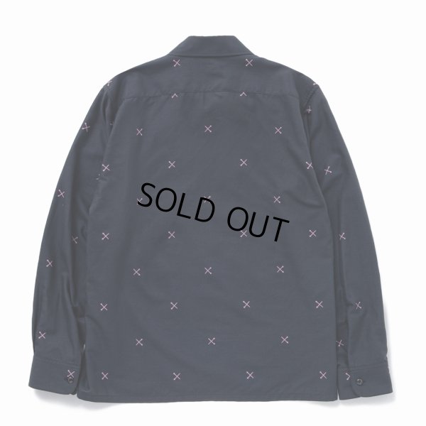 画像2: 【40%OFF】RATS/ARROW CROSS SHIRT（BLACK）［アロークロスシャツ-23春夏］