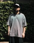 画像3: COOTIE PRODUCTIONS/Open End Yarn Border S/S Polo（Black/Gray）［ボーダーポロ-23春夏］ (3)