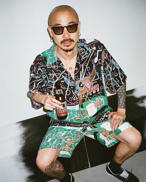 他の写真2: WACKO MARIA/JEAN-MICHEL BASQUIAT / HAWAIIAN SHIRT（ONE）［ハワイアンシャツ-23春夏］