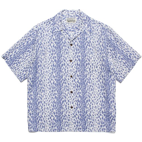 他の写真1: WACKO MARIA/LEOPARD OPEN COLLAR SHIRT（PURPLE）［レオパードオープンカラーシャツ-23春夏］