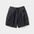 画像1: TIGHTBOOTH/RIPSTOP CARGO SHORTS（Black） 【30%OFF】［カーゴショーツ-23春夏］ (1)