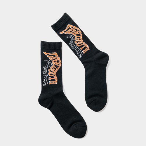 他の写真1: TIGHTBOOTH/ACID LOGO SOCKS（Black）［アシッドロゴソックス-23春夏］