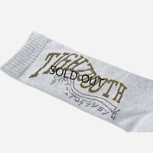 画像2: TIGHTBOOTH/ACID LOGO SOCKS（Gray） 【20%OFF】［アシッドロゴソックス-23春夏］