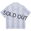 WACKO MARIA/LEOPARD OPEN COLLAR SHIRT（PURPLE）［レオパードオープンカラーシャツ-23春夏］