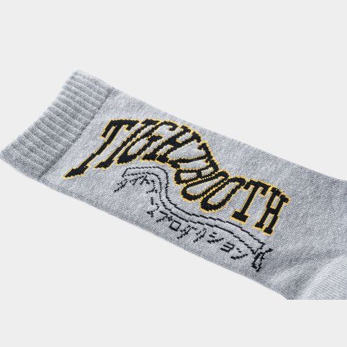 他の写真2: TIGHTBOOTH/ACID LOGO SOCKS（Gray） 【20%OFF】［アシッドロゴソックス-23春夏］