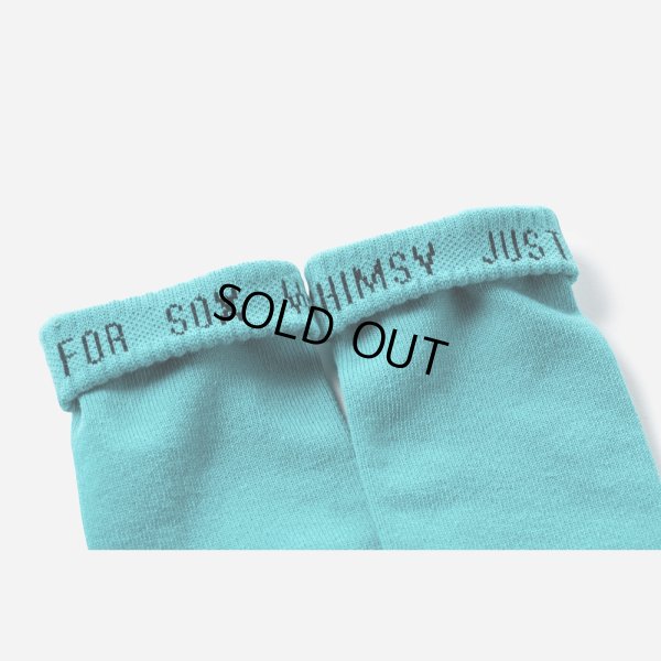 画像4: TIGHTBOOTH/LABEL LOGO SOCKS（Turquoise） 【20%OFF】［レーベルロゴソックス-23春夏］