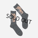 TIGHTBOOTH/ACID LOGO SOCKS（Black）［アシッドロゴソックス-23春夏］