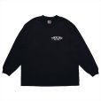 画像2: PORKCHOP/PORK BACK L/S TEE（BLACK）［プリント長袖T-23春夏］ (2)