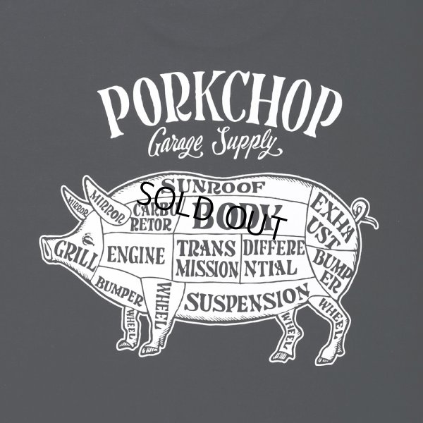 画像4: PORKCHOP/PORK BACK L/S TEE（BLACK）［プリント長袖T-23春夏］