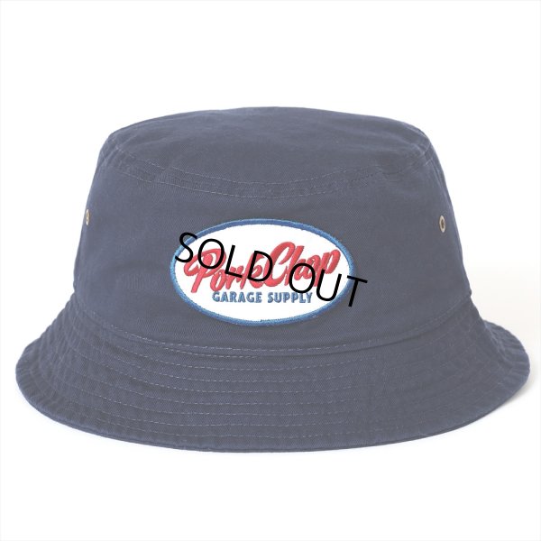 画像1: PORKCHOP/OVAL BUCKET HAT（NAVY）［バケットハット-23春夏］