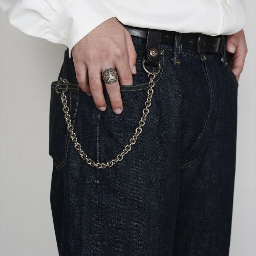 他の写真3: CALEE/SILVER STAR CONCHO LEATHER WALLET CHAIN（BLACK）［ウォレットチェーン-24春夏］