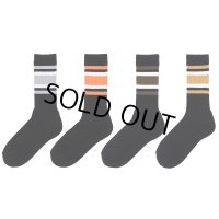 WACKO MARIA/SKATER SOCKS（各色）［スケーターソックス-23春夏］