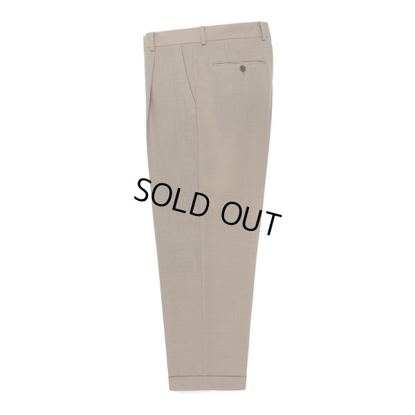 画像1: WACKO MARIA/DORMEUIL / PLEATED TROUSERS（TYPE-2）（BEIGE）［ワンタックスラックス(TYPE-2)-23春夏］