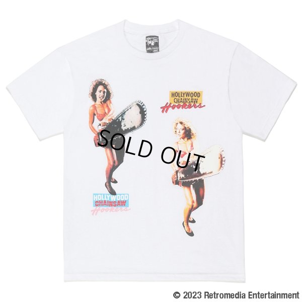 画像1: WACKO MARIA/HOLLYWOOD CHAINSAW HOOKERS / T-SHIRT（WHITE）［プリントT-23春夏］