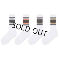 WACKO MARIA/SKATER SOCKS（各色）［スケーターソックス-23春夏］