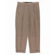 画像2: WACKO MARIA/DORMEUIL / PLEATED TROUSERS（TYPE-2）（BEIGE）［ワンタックスラックス(TYPE-2)-23春夏］ (2)